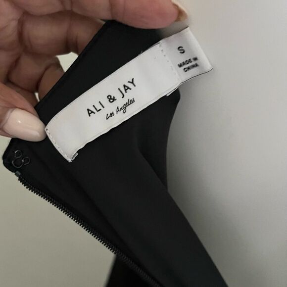 ALI & JAY Step & Repeat Black Bodycon Maxi Dress with Cutout - Picture 7 of 15